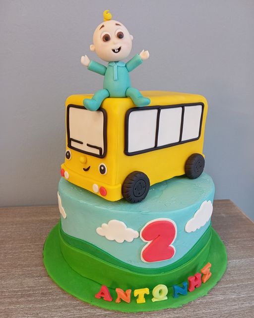 τούρτα γενεθλίων cocomelon τούρτα γενεθλίων cocomelon cake