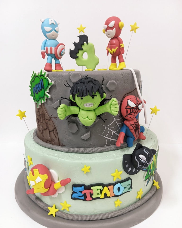 τούρτα γενεθλίων Avengers Εκδικητές τούρτα γενεθλίων Avengers Εκδικητές