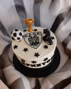 Blog Glycozy Make Cake τούρτα ΠΑΟΚ κύπελο Τούρτα Γενεθλίων ΠΑΟΚ