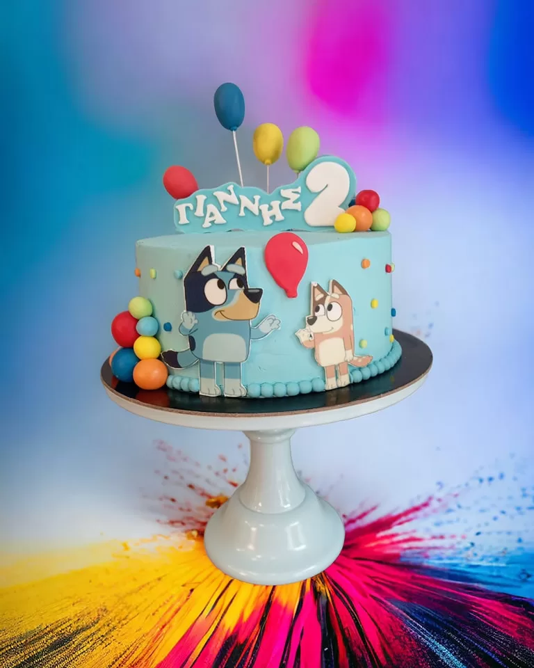 Τούρτα γενεθλίων Bluey! τούρτα γενεθλίων Bluey!!