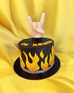 Blog Glycozy Make Cake τούρτα γενεθλίων rock