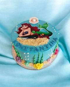 Blog Glycozy Make Cake Τούρτα γενεθλίων Άριελ