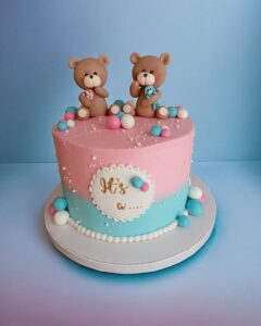 τούρτα gender reveal