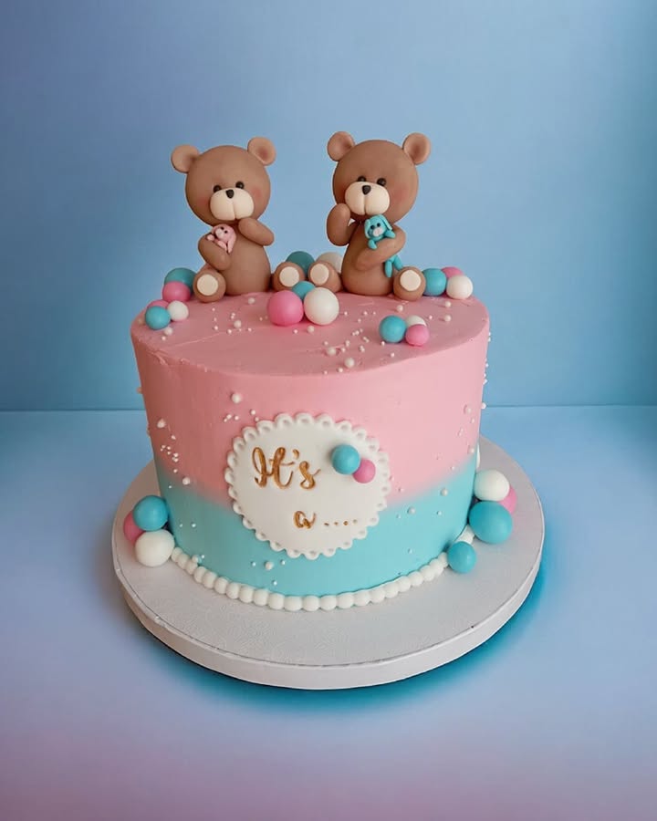 τούρτα gender reveal