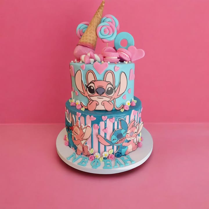 τούρτα Stitch Angel