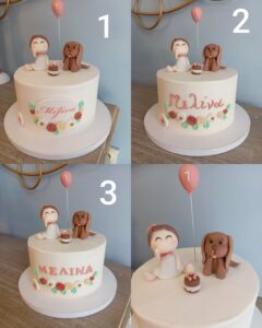 τούρτα κοριτσάκι σκυλάκι