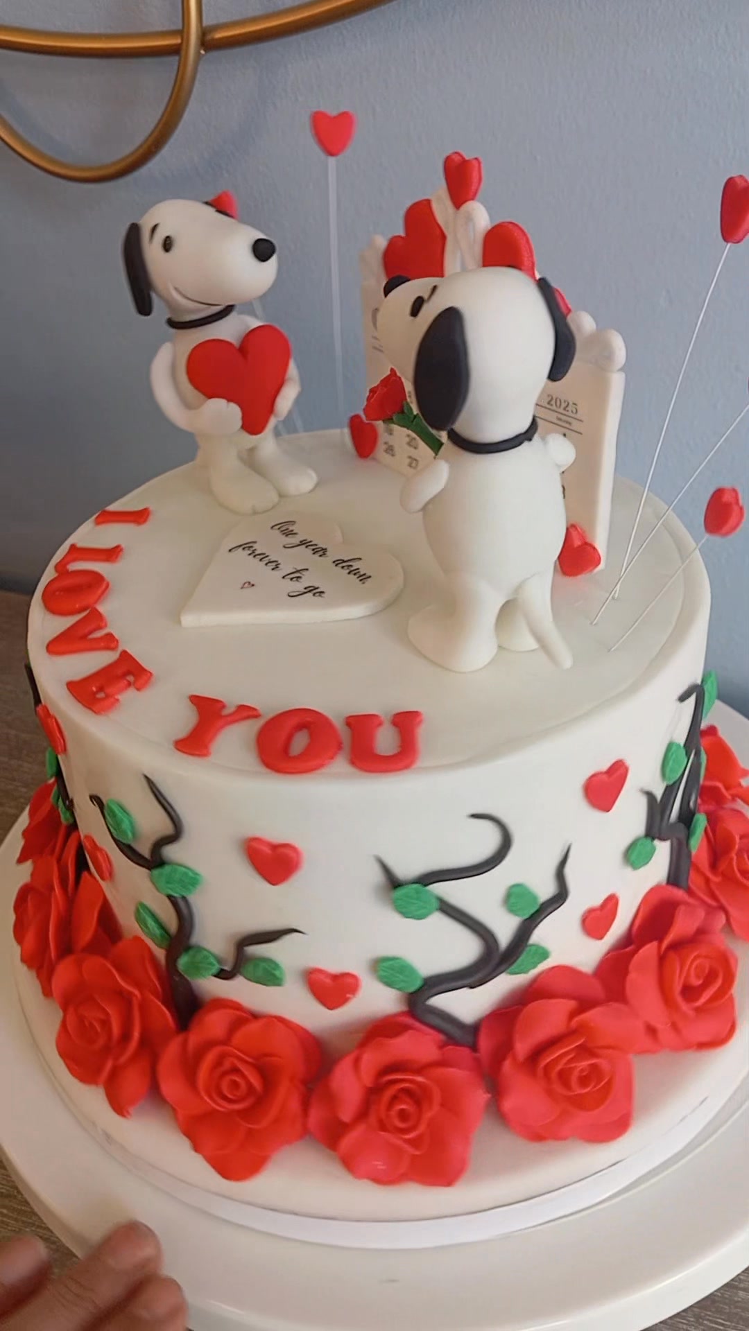 τούρτα Snoopy αγάπης