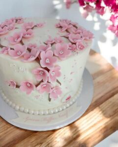 τούρτα άνθη αμυγδαλιάς