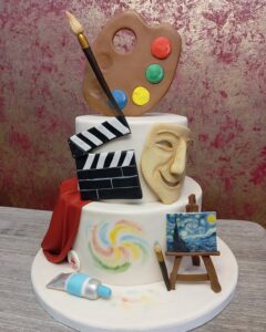 τούρτα γενεθλίων καλλιτέχνη