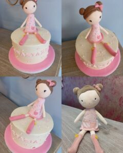 τούρτα με κούκλα